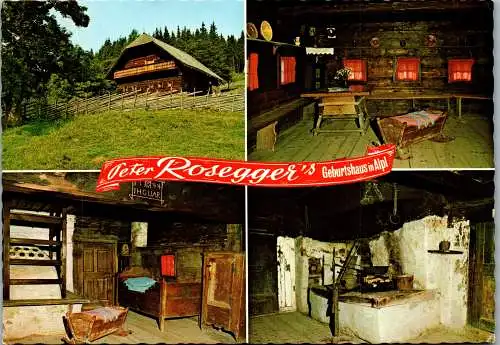 50373 - Steiermark - Krieglach , Alpl , Peter Rosegger's Geburtshaus - gelaufen 1972