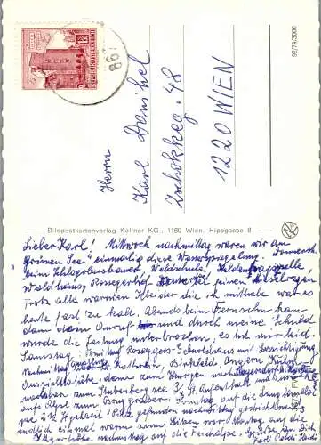 50374 - Steiermark - Krieglach , Alpl , Peter Rosegger's Waldheimat , Mehrbildkarte - gelaufen