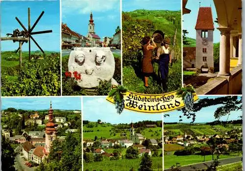 50383 - Steiermark - Weinland , Klapotetz , Mehrbildkarte - gelaufen 1982