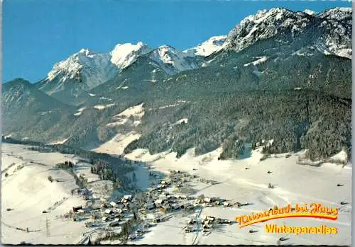 50385 - Steiermark - Weissenbach bei Haus , Winter , Ski , Panorama - gelaufen