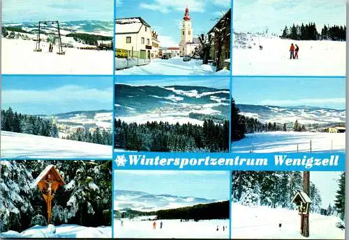 50394 - Steiermark - Wenigzell , Winter , Ski , Mehrbildkarte - gelaufen