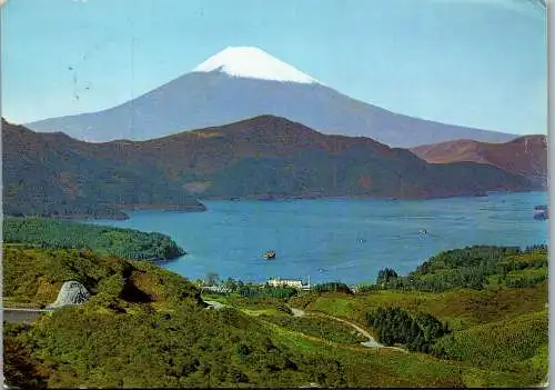 50426 - Japan - Fuji , viewed from Mount Taikanzan Hakone - gelaufen 1978