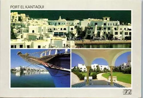 50430 - Tunesien - Port el Kantaoui , Mehrbildkarte - gelaufen 1994