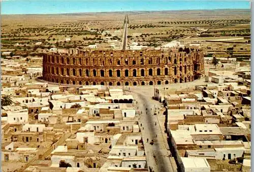 50444 - Tunesien - El Jem , Le Colisee , Kollosseum , Collosseum - gelaufen 1982