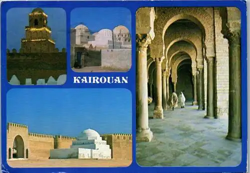 50448 - Tunesien - Kairouan , Mehrbildkarte - gelaufen 1982
