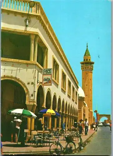 50454 - Tunesien - Monastir , La cite commerciale - gelaufen 1983