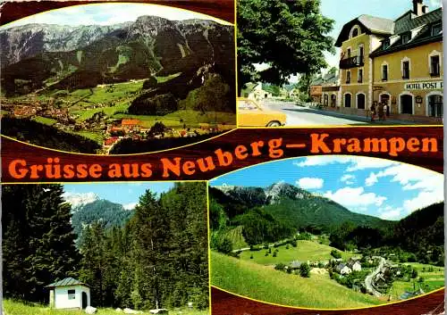 50512 - Steiermark - Neuberg , Krampen , Mehrbildkarte - gelaufen 1979