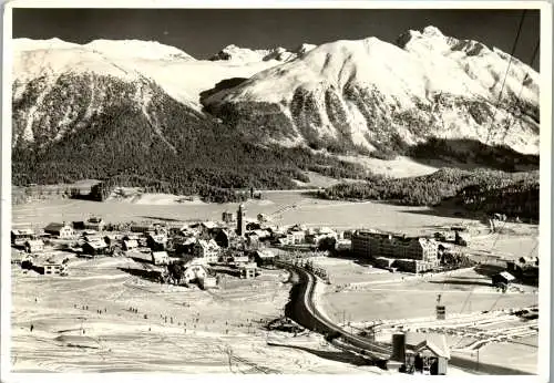 50522 - Schweiz - Celerina , Schlarigna , Oberengadin , Panorama - gelaufen 1966