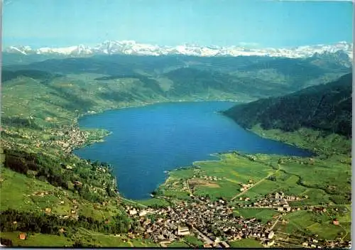 50530 - Schweiz - Aegerisee , Oberägen , Unterägen - gelaufen 1982