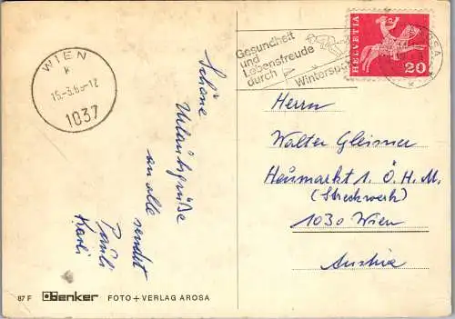 50534 - Schweiz - Arosa , Mehrbildkarte - gelaufen 1969