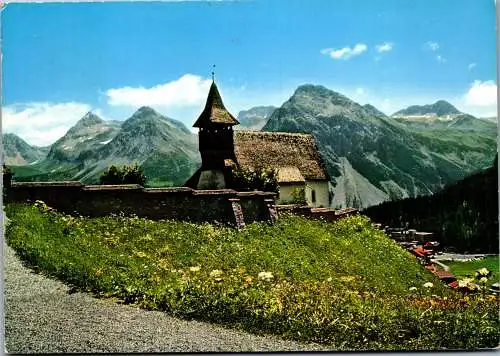 50539 - Schweiz - Arosa , Bergkirchli - gelaufen 1974