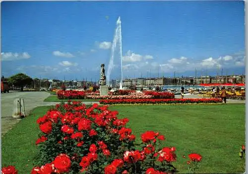 50563 - Schweiz - Genf , Les Quais et la Brise - gelaufen 1978