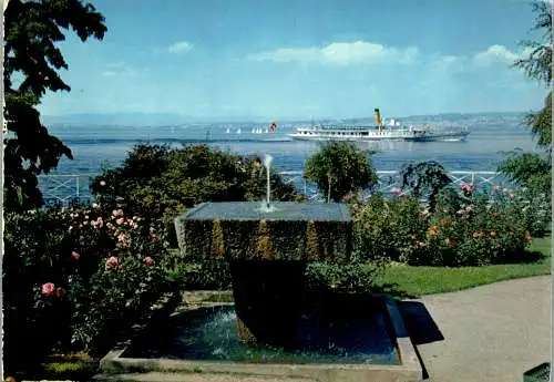 50565 - Frankreich - Lac Leman , Sur le Lac Leman , face aux Jardins  - gelaufen 1971