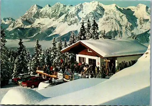 50589 - Steiermark - Schladming , Jausenstüberl Tauernblick , Schladminger Planai - gelaufen 1972