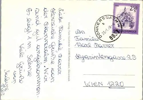 50594 - Steiermark - Donnersbach , Planneralm , Mehrbildkarte - gelaufen 1978