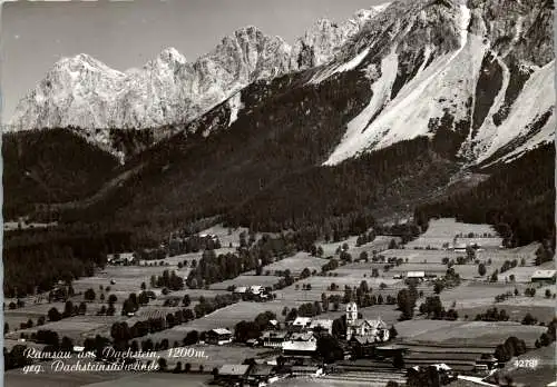 50614 - Steiermark - Ramsau , am Dachstein gegen Dachsteinsüdwände - gelaufen 1965