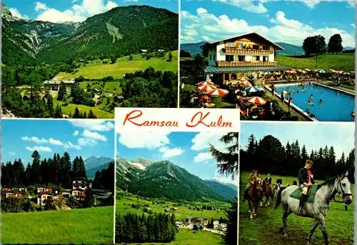 50617 - Steiermark - Ramsau , Kulm , Lodenwalker , Schwimmbad , Reiterpension Brandstätter - gelaufen