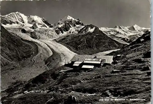 50633 - Schweiz - Pontresina , Coaz Hütte , Chamanna Coaz - gelaufen 1962