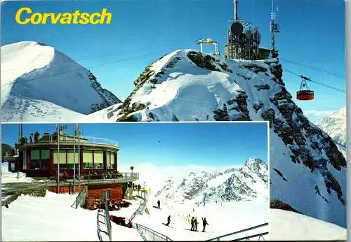 50634 - Schweiz - Corvatsch , Engadin , Mehrbildkarte - gelaufen 1982