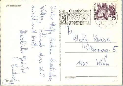 50649 - Deutschland - Breitachklamm , Breitach , Ansicht , Partie - gelaufen 1984