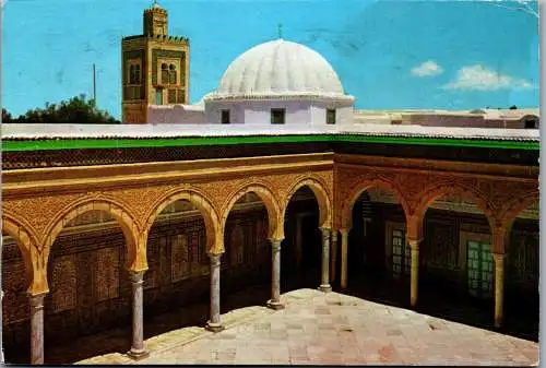 50654 - Tunesien - Kairouan , Mosquee Sidi Sahbi - gelaufen 1973