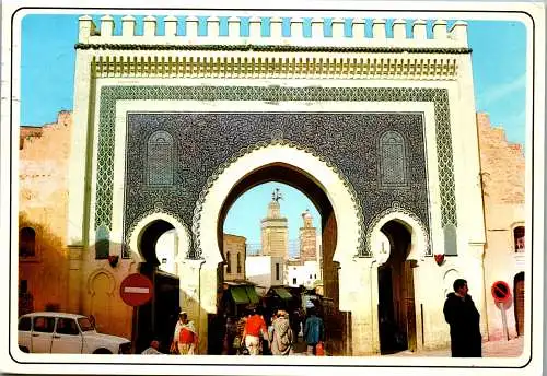 50664 - Marokko - Fes , Fez , Bad Boujeloud - gelaufen 1989