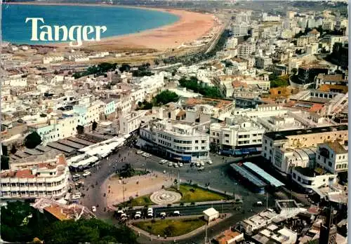 50668 - Marokko - Tanger , Place du Grand Socco - gelaufen 1973