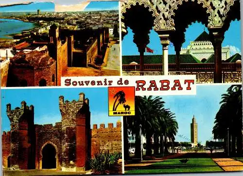 50671 - Marokko - Rabat , Mehrbildkarte - gelaufen 1982