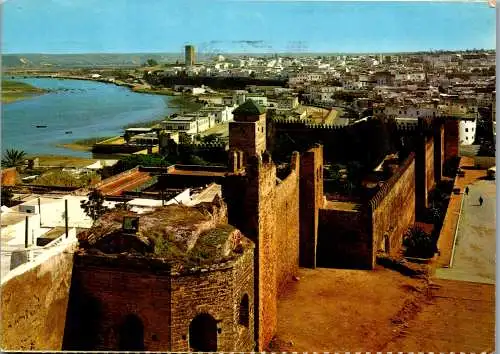 50672 - Marokko - Rabat , Kasbah Oudaia , Bou Regreg - gelaufen 1982