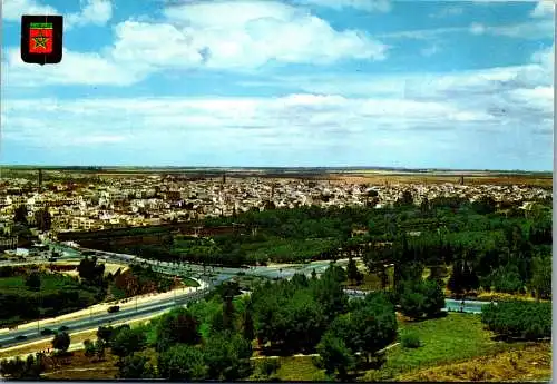 50682 - Marokko - Meknes , Vista General - gelaufen 1982