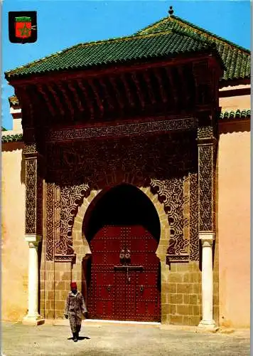 50683 - Marokko - Meknes , Tumba Moulay Ismail , Entrada - gelaufen 1981