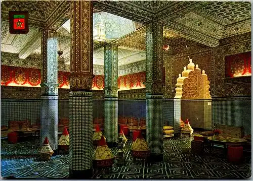 50686 - Marokko - Marrakech , Restaurante Ksar Hamra - gelaufen 1977