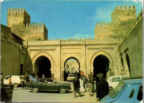 50689 - Marokko - Fes , Bab Dekaken - gelaufen 1982