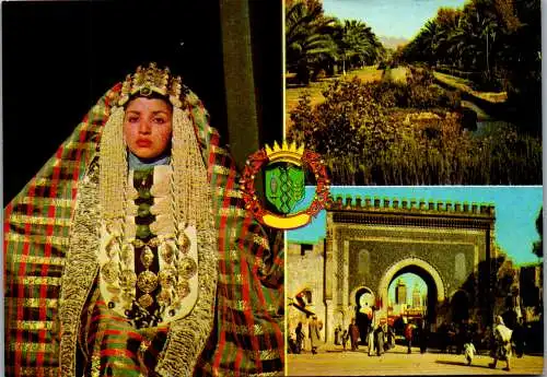 50693 - Marokko - Fes , Fez , Capitale spirituelle du Maroc - gelaufen 1984