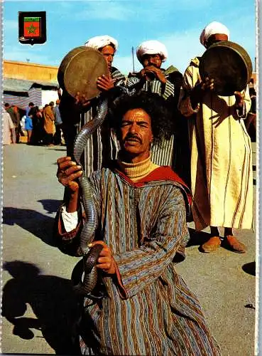 50700 - Marokko - Marrakech , Encantadores de serpientes - nicht gelaufen