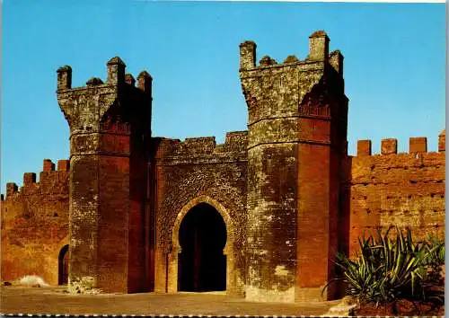 50706 - Marokko - Rabat , Bab Chellah , Porte des Jardins de Chellah - nicht gelaufen