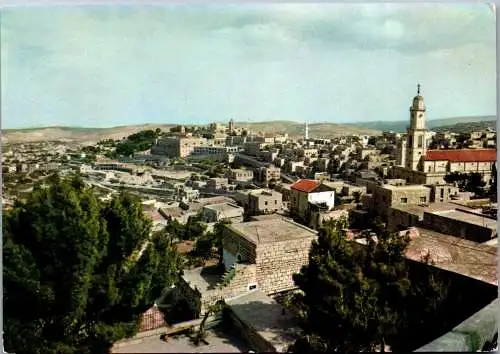 50726 - Westjordanland - Bethlehem , Panorama - gelaufen