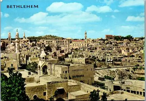 50729 - Westjordanland - Bethlehem , View - gelaufen 1981