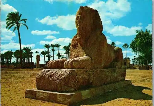 50738 - Ägypten - Memphis , Alabaster Sphinx - gelaufen 1971