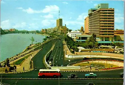 50747 - Ägypten - Kairo , Cairo , Nile Hilton Hotel - gelaufen