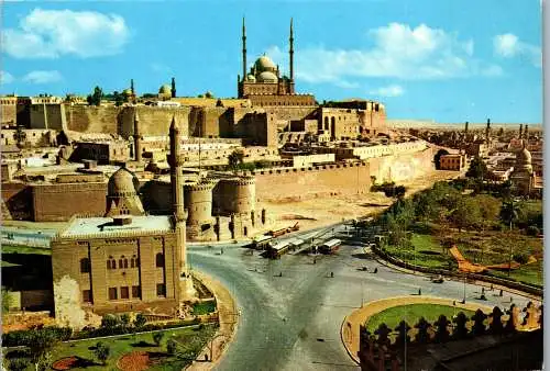 50748 - Ägypten - Kairo , Cairo , The Citadel and Mohamed Aly Mosque - gelaufen 1975