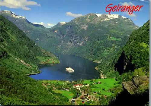 50759 - Norwegen - Geiranger , View - gelaufen 1993