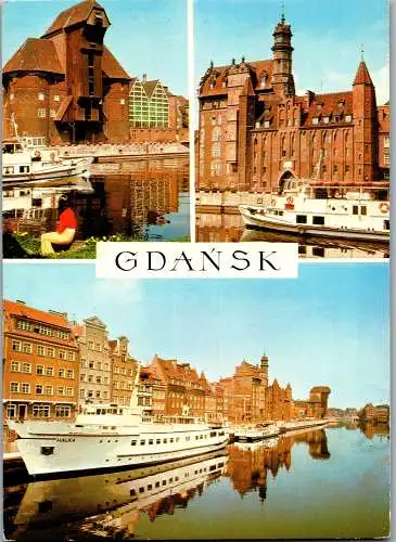 50763 - Polen - Danzig , Gdansk , Mehrbildkarte - gelaufen 1978