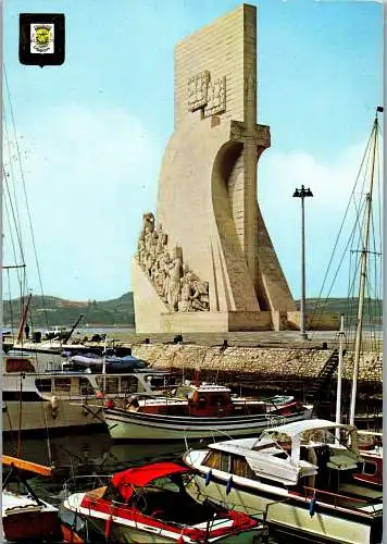 50772 - Portugal - Lisboa , Padrao dos Descobrimentos na Doca de Belem - gelaufen 1971