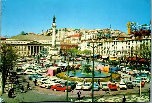 50775 - Portugal - Lisboa , Rossio - gelaufen 1980