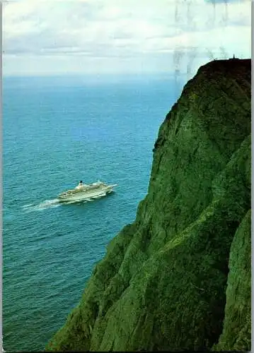 50795 - Norwegen - Nordkapp , Panorama , Schiff , Ship - gelaufen 1980