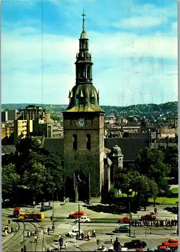 50802 - Norwegen - Oslo , Domkirken - gelaufen 1978