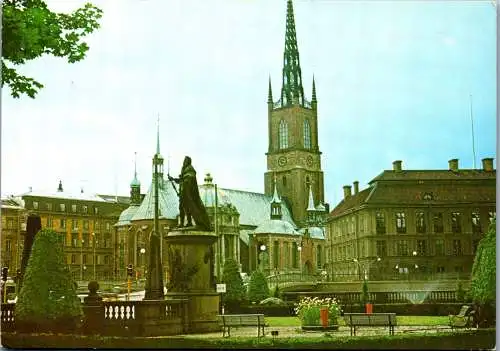 50818 - Schweden - Stockholm , Riddarholmskirche - gelaufen 1991