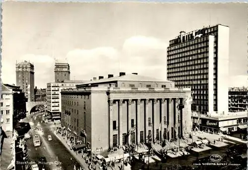 50821 - Schweden - Stockholm , Hötorgs City - gelaufen 1961