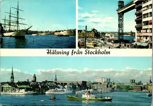 50824 - Schweden - Stockholm , Mehrbildkarte - gelaufen 1978